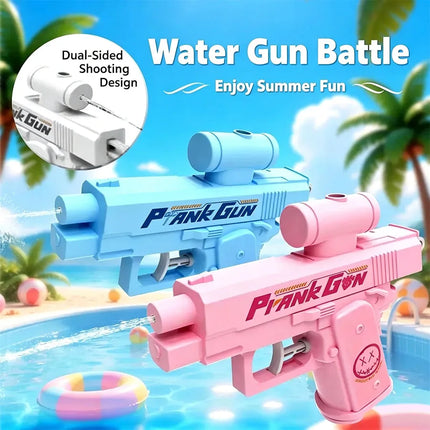 1 piece creative reverse water gun stunt toy double-sided mini children's water game toy gun funny toy·delivered as a gift