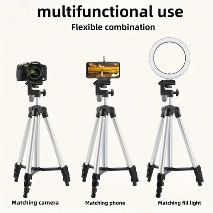 Travel Self Tripod Universal Phone Camera Tripod Stand with Bluetooth Remote Phone Clip For Canon Nikon DSLR SLR Digital Camera