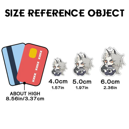 Genshin Impact Kawaii Columbina Double Sided Acrylic Keyring High Quality Decorative Decorative Key Ring For Bags And Keys