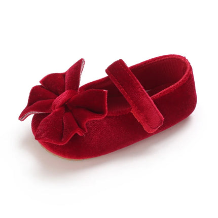 Baby Girls First Walkers 0-18 Months Red Princess Shoes Soft Sole Spring Autumn