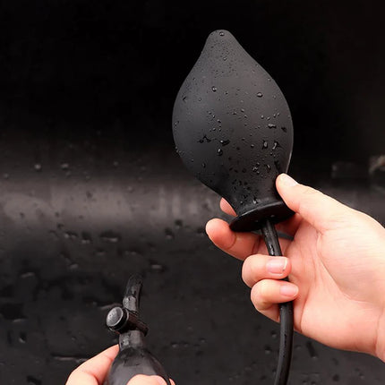Inflatable Anal Plug Expandable Dildo Pump Butt Plug Anal Dilator Bdsm Sex Toy Gay Prostate Massage For Anus Enlargement By Pump