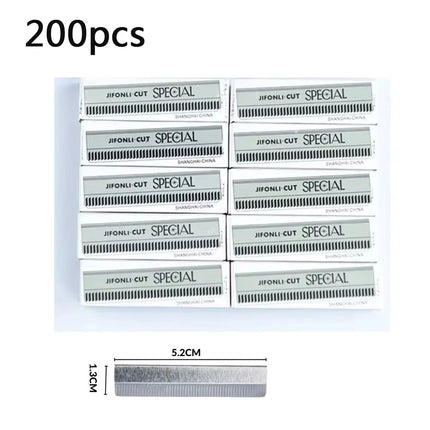 Microblading Eyebrow Knives 50/100pcs Stainless Steel Eyebrow Trimmer Razor Blade for Permanent Makeup Brow Tattoo Beauty Tool