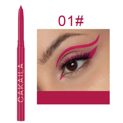 New Colored Eyeliner Set Waterproof Eyeliner Pencil Long Lasting Matte Eye Liner for Women Makeup Cosmetic Beauty Tool 12pcs/Box