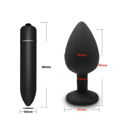 S/M/L  Anal Butt Soft Silicone Plug Prostate Massage Stimulator For Couples Adult Erotic Anal plug Sex Toys for Women Men Gay