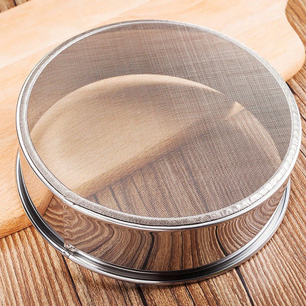 Cooking Sieve For Flour Tea Pasta Strainer Tamis Flours Mesh Rice Pastry Utensil Fine Mesh Cooking Sieve Kitchen Tamis Utensil