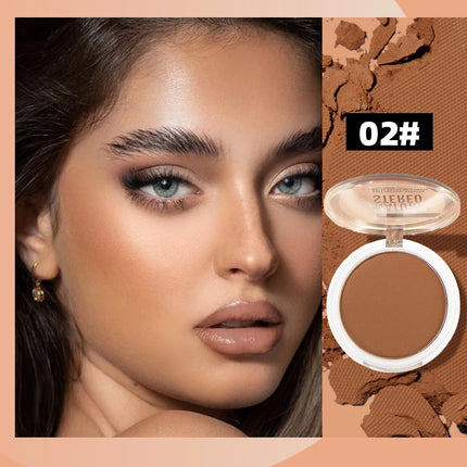 QIBEST Cream Contour Palette Dark Bronzing Powder Charlotte Makeup For Face Highlighter Bronzer Long-Lasting Concealer Cosmetics