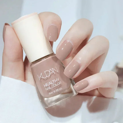 8ml Water-based Nail Polish No Baking Long Lasting Semi-permanent Quick Dry non-peelable Nail Varnish DIY Fashion Manicure