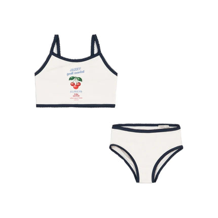 Children's Set 2026 New Spring Summer KS Girls' Split Swimsuit Baby Girl Printed Fashionable One-piece Swimsuit