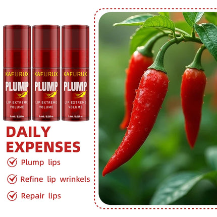 3 Pcs Lip Plump Moisturizing lip Oil Long Lasting Lip Gloss Serum Instant Volumising Essence Oil Repair lip Fine Lines Makeup