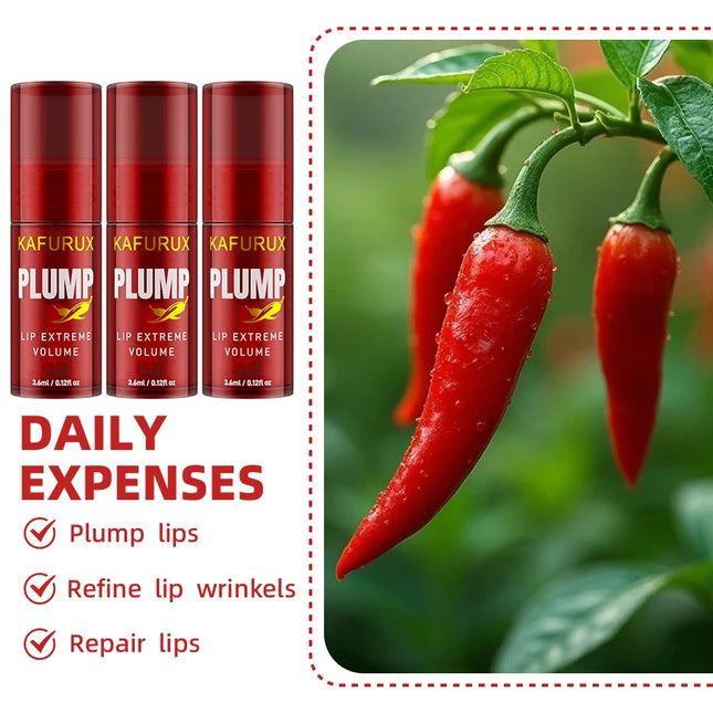 3 Pcs Lip Plump Moisturizing lip Oil Long Lasting Lip Gloss Serum Instant Volumising Essence Oil Repair lip Fine Lines Makeup