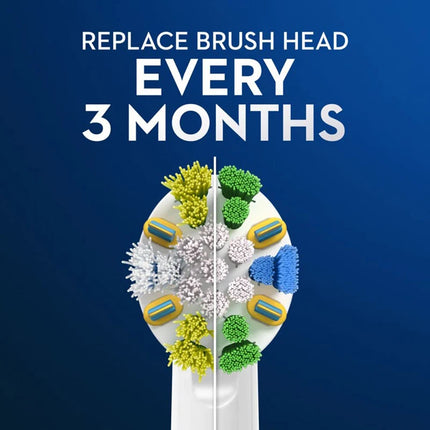 Original Oral B Electric Toothbrush Heads EB25 FlossAction Deep Clean Plaque in Between Teeth Replacement Brush Heads Refills