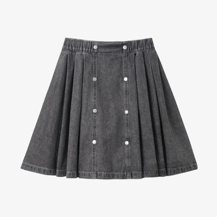 Clearance sale AS AW25 Grey denim collection + jersey ribbing family matching clothes boys girls clothing