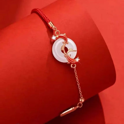 Fashion Simple Lucky Knot Red Rope Bracelets for Women Men Handmade String Adjustable Bracelet Friendship Amulet Jewelry Gift