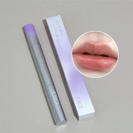CACE Mirror Watery Crystal Jelly Lipgloss Lasting Moisturizing Lipstick Clear Lip Gloss Glass Lip Glaze Cosmetics Lip Stain Tint