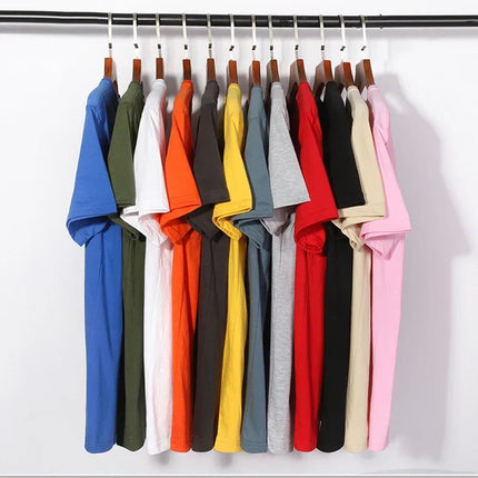 Men's High Quality T-shirt 100% Cotton Funny Shadow Puppet Design Print Summer Casual Loose O-neck for Male T-shirt Tops Tees