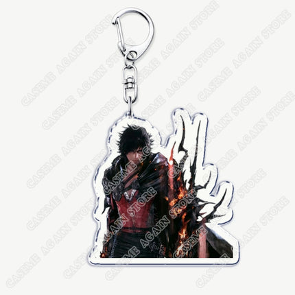 Popular Game Keychains for Accessories Key Chain Jewelry Keyrings Cloud Strife Ffvii Tifa Sephiroth Vincent Valentine Fans Gifts