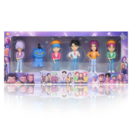 HOT K-pops D-emon H-unters Figure Rumi Zoe Mira anime polyvinyl chloride character collection desktop trinkets Childrens gift