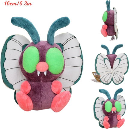 Pokémon Fit Plush Toys Milotic Butterfree Lugia Meowth Haxorus Garchomp Shinx Dragonair Furret Stuffed Plush Dolls Gift Kids