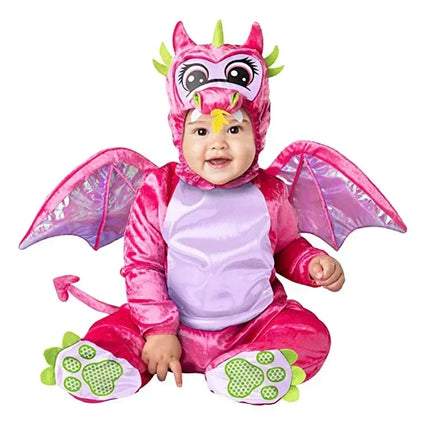 2024 New Arrival High Quality Baby Boys Girls Halloween Dinosaur Costume Romper Kids Clothing Set Toddler Co-splay Triceratops