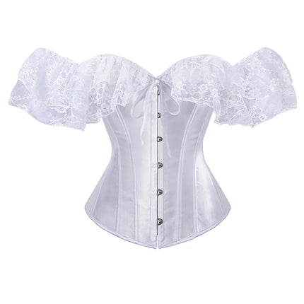 Lace Corset Top Women Shapewear Fajas Waist Trainer Slimming Lingerie Blouses Body Shaper Woman Corsets Sexy Outwear Shaping Tops
