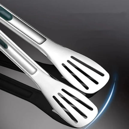 New Stainless Steel Food Tongs BBQ Meat Salad Bread Clip Barbecue Grill Buffet Clamp Non-slip Tong Cooking Tools Kitchen Gadgets
