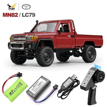 MN82 1:12 Full Scale MN Model RTR Version RC Car 2.4G 4WD 280 Motor Proportional Off-Road RC Remote Control Car For Boys Gifts