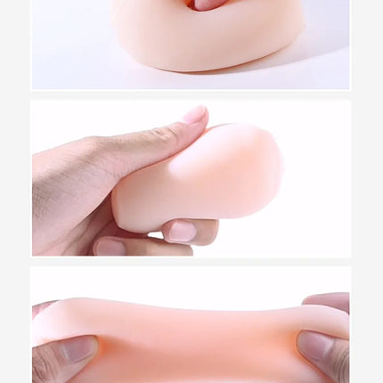 Cups Masturbator Egg Portable Stimulator Penis Massager Soft Rubber Adult Sex Toys for Men Realistic Vagina Pocket Pussy