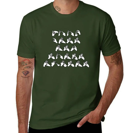Keep calm and learn Auslan T-Shirt new edition vintage mens shirts graphic tee