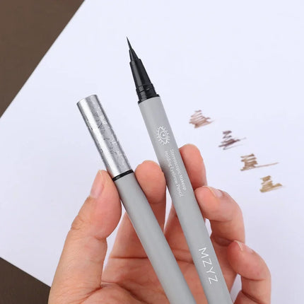 Multifunctional Liquid Eyebrow Pencil Ultra Fine Eyeliner Lying Silkworm Waterproof Grey Brown Eyebrow Enhancer Tattoo Cosmetics