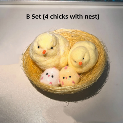 Taba Handmade Squishy Chick Toys Stress Relief Squeeze Toy Handmade Sensory StickyToys Stress and Relaxation Toys
