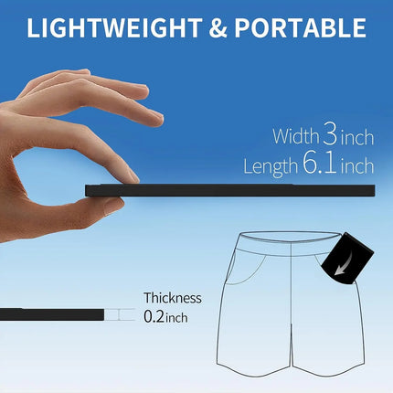 6.5" LCD Writing Tablet Full Screen Portable Digital Notepad, Lightweight Pocket Notebook, Ideal For Meeting Sketching Shopping