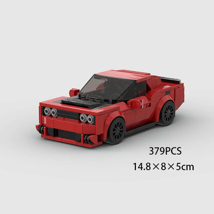 MOC Speed Sports Super Race Car Model Building Blocks DIY Bricks City Technical Rally Great Racing Vehicle Christmas Gift Toy
