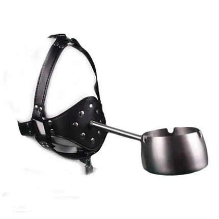 Silicone Dildo Bdsm Mouth Plug Slave Dog Mask Gag Training Ashtray+Asphyxia Gag Bondage Open Mouth Sex Toy Adult Game For Couple