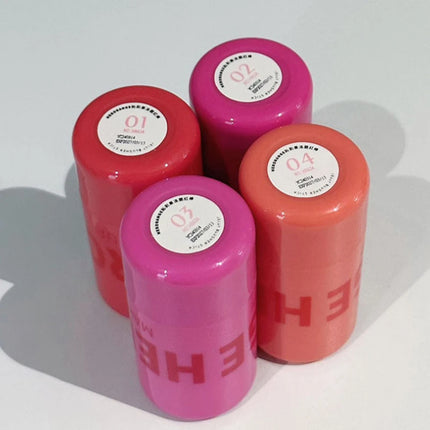 HERORANGE Jelly Blush Stick Brighten Cheek Rouge Dual Use Of Lips And Cheeks Blusher Waterproof Lasting Red Tint Cheek Color