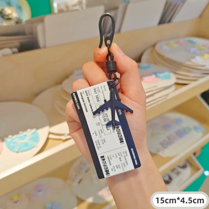 Airplane Keychains, Earth Journey Aircraft Keyrings Alloy Adventure Travel Gifts for Traveler Adults & Aviation Lovers