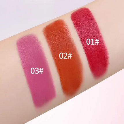 MEIDIAN Matte Blush Cream 20g Nude Three-color Waterproof Smudge-proof Lightweight Breathable Multi-purpose Cushion Blush Stick