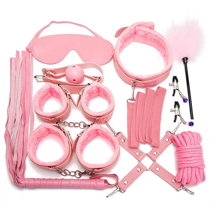 collar handcuffs whip lingerie erotic sex bdsm kit bed,sex toys bdsm set couple,women sex toys handcuff sex toys for couples