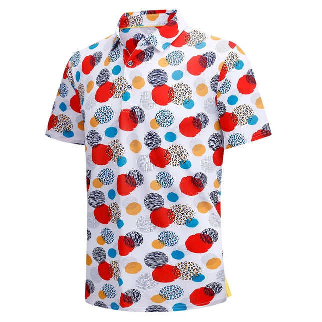 Hawaii Men's Polo Shirt 3d Animal Print Short Sleeve Golf T-Shirt Fashion High Quality Men Clothing Street Designer Polo T-Shirt