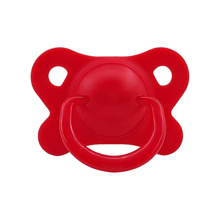 Adult Pacifier Silicone Adult Pacifier Soft Teething Toy Red Large Pacifier Safe Smooth Reusable Fun Adorable Practical