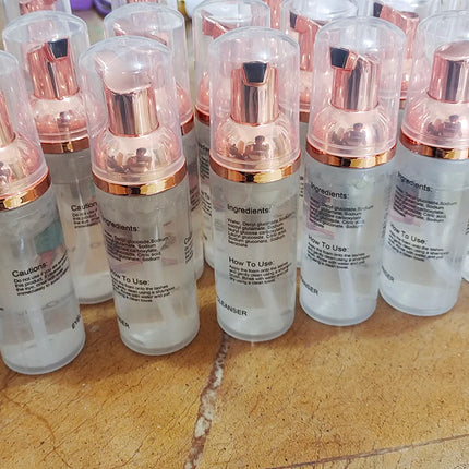 Wholesale Custom Private Label Lash Cleanser 30ml 60ml Eyelashes Extension Shampoo With Brush Eyelash Shampoo Cleanser Kit