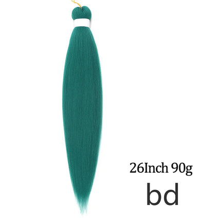 Pre-stretched long braided hair 26-inch crochet braided hair synthetic African Ombre giant Xpression braided hair