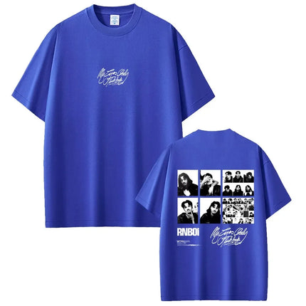 Rapper RnBoi My Eyes Only Flashback Album Merch 2026 T-shirt personality Clothes Year round clothing Oversized Couples Unisex
