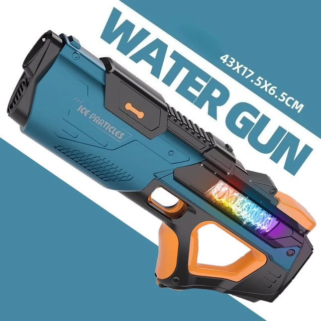 Children Electric Water Gun with Lights and Sound Effect Long Range Automatic Water Blaster Kids Adult Summer Outdoor Pool Toys