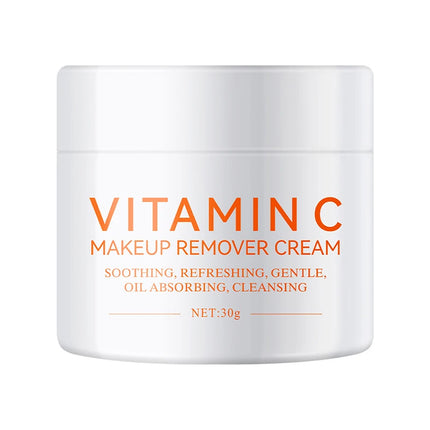 Gentle Vitamin C Facial Cleansing Balm Cream - Deep Cleansing & Makeup Remover, Brightening Face Wash For All Skin Types