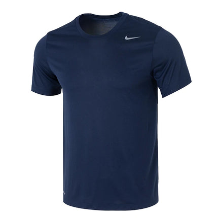 Nike T-Shirt Men's Loose Casual Sports Fitness Round Neck Comfortable Breathable Half-Sleeve Cotton Running Short-Sleeve