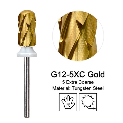 Tapered Barrel Nail Drill Bits Carbide Nails Grinding Head Milling Cutter 4XC Hard Soft Gel Removal Polishing DIY Tools
