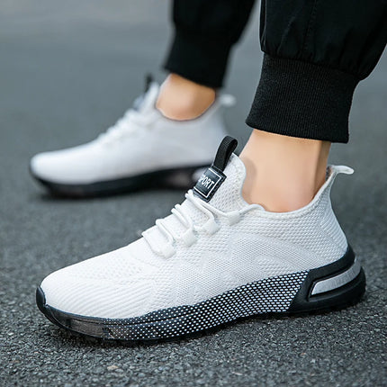 Oiaano Barefoot Man Sport Shoes Mesh Light Breathable Lace-Up Sneakers Causal Soft Sole Leisure Zero Drop Outdoor Work Jogging