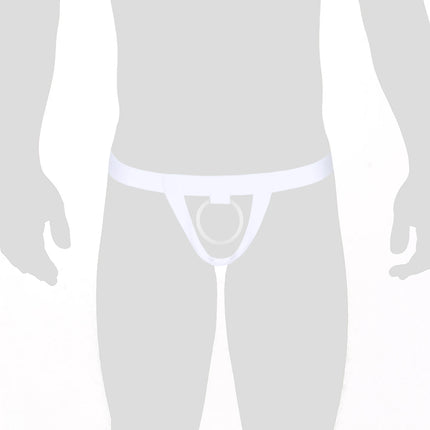 Men's Sexy Thong Exotic Lingerie Cockring Underwear G String Penis Cock Ring Panties Open Crotch Underpants Hombre