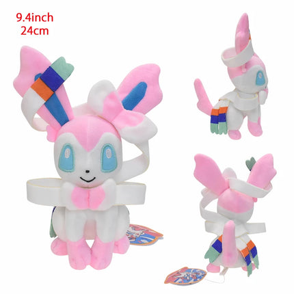 32 Style Eevee Plush Toy Pokemon Eeveelution Umbreon Vaporeon Jolteon Flareon Espeon Leafeon Cartoon Stuffed Animal Doll Peluche