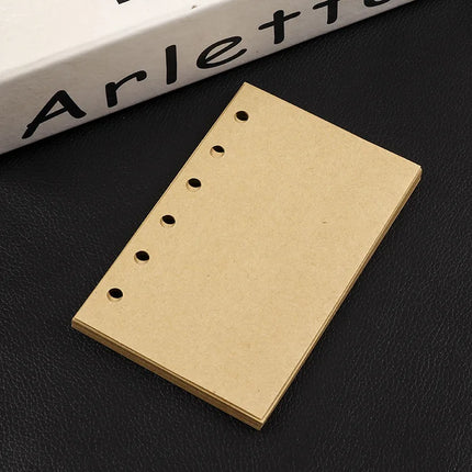 A4 B5 A5 A6 A7 Loose Leaf Notebook Refill Spiral Binder Inner Page Grid Blank Line Diary Agenda PlannerSchool Stationery